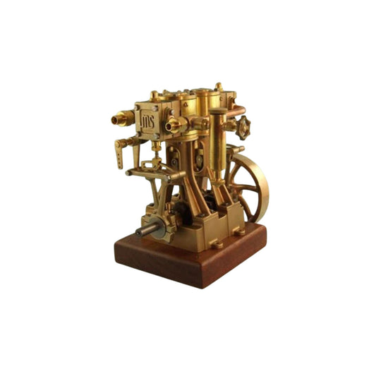 Mildura Twin Cylinder Vertical slide valve Steam Engine - Spoked F/W - Reversing for RC Installations