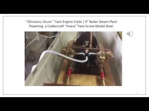 4082 Caldercraft Imara, Marie Fellling & Resolve Twin Screw Steam Plant Assembly Kit Complete